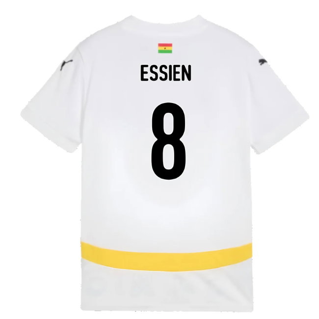 2024-2025 Ghana Home Shirt (Kids) (Essien 8)-SoccerKits Hub | Buy Soccer Jerseys Online